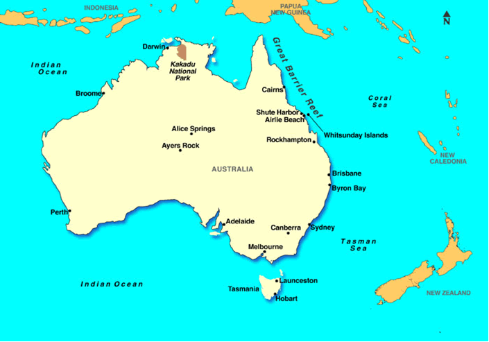 Australia Map